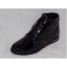 7н1591(38-40) чёрный Ботинки натур.кожа,текстиль, 38-40(10)